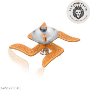 Metal Swastik Diya