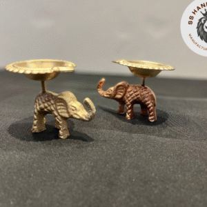 Metal Elephant Diya