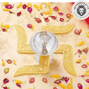 Metal Swastik Diya